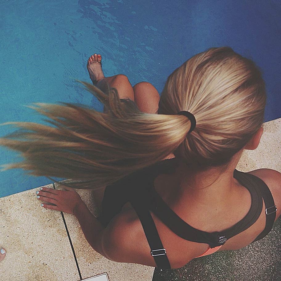 North 680 Woman Poolside